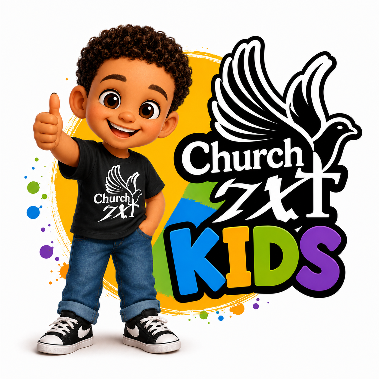 Turminha 7X Kids comemorando